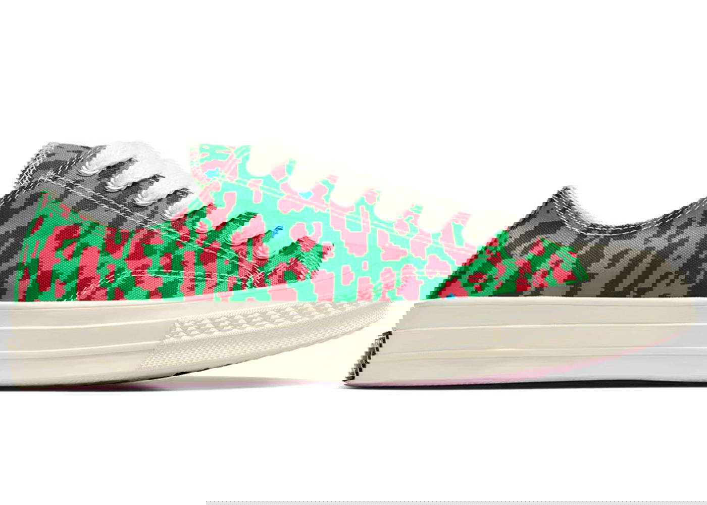 Кецове и обувки Converse GOLF Le FLEUR x Chuck Taylor All Star 70 Low "Digital Leopard Green" Зелено | A08167C, 0
