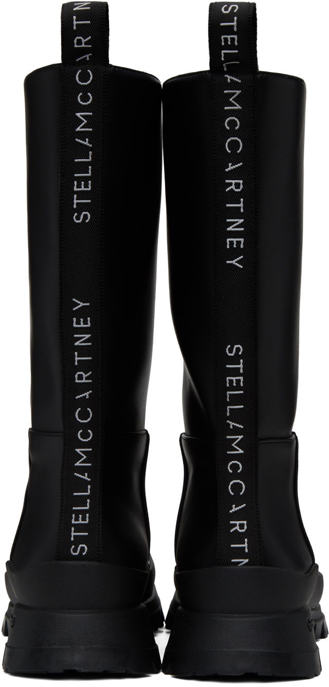 Кецове и обувки Stella McCartney Trace Tubo Boots Черно | 810246E00135, 1