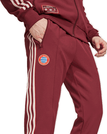 Спортни панталони adidas Performance FC Bayern Terrace Icons Track Pants Бургунди | JF0588, 2