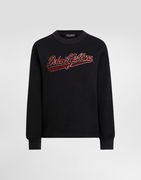 Dolce & Gabbana Cotton Sweatshirt with Logo Patch