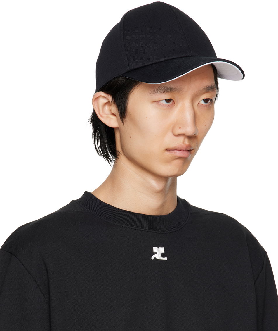 Шапка с козирка Courrèges Designer Classic Cap Черно | 123ACT002CO0024, 1