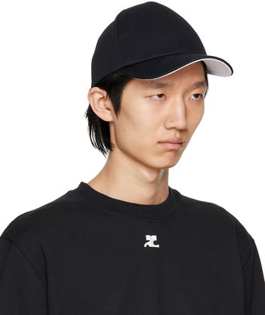 Шапка с козирка Courrèges Designer Classic Cap Черно | 123ACT002CO0024, 1