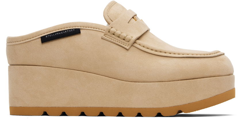 Кецове и обувки Stella McCartney Stella McCartney Sneak-Elyse Platform Loafers Бежово | 810557W0IK0