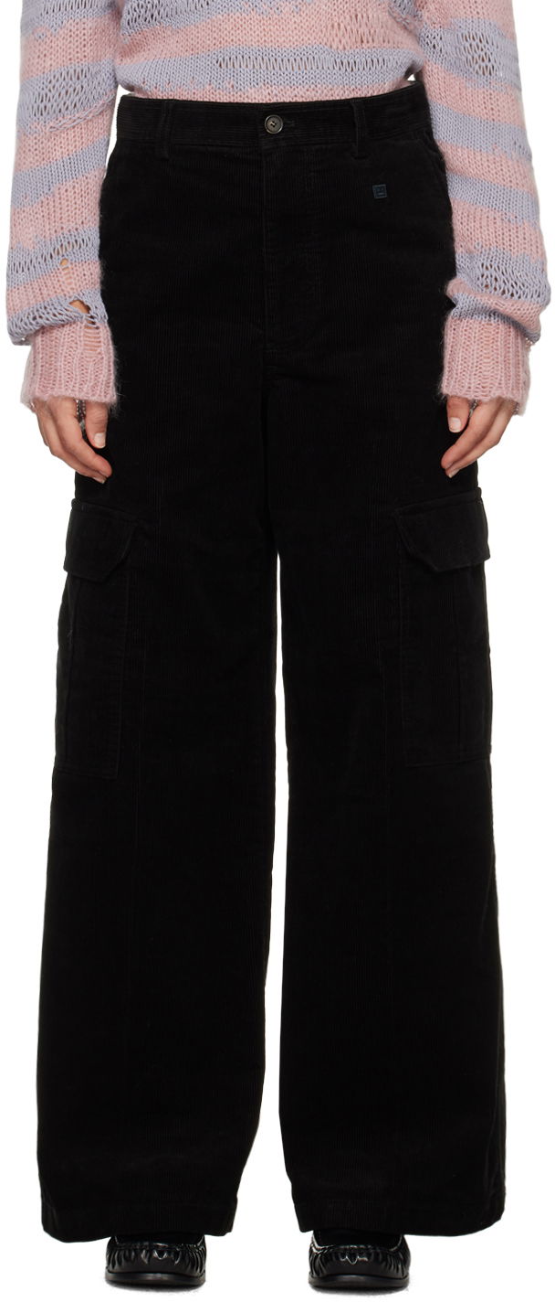 Панталони Acne Studios Patch Trousers Черно | CK0100-