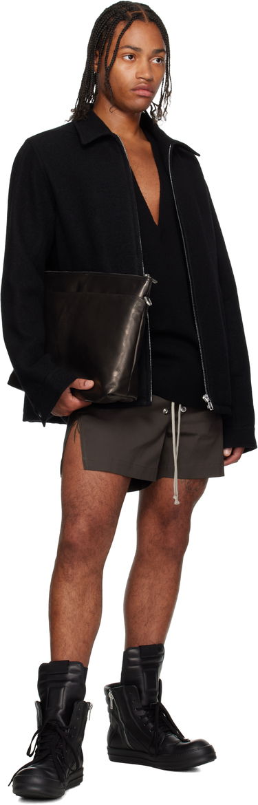Чанта през рамо Rick Owens Rick Owens Concordians Big Adri Bag Кафяво | RA02E0726 LCAPA, 3