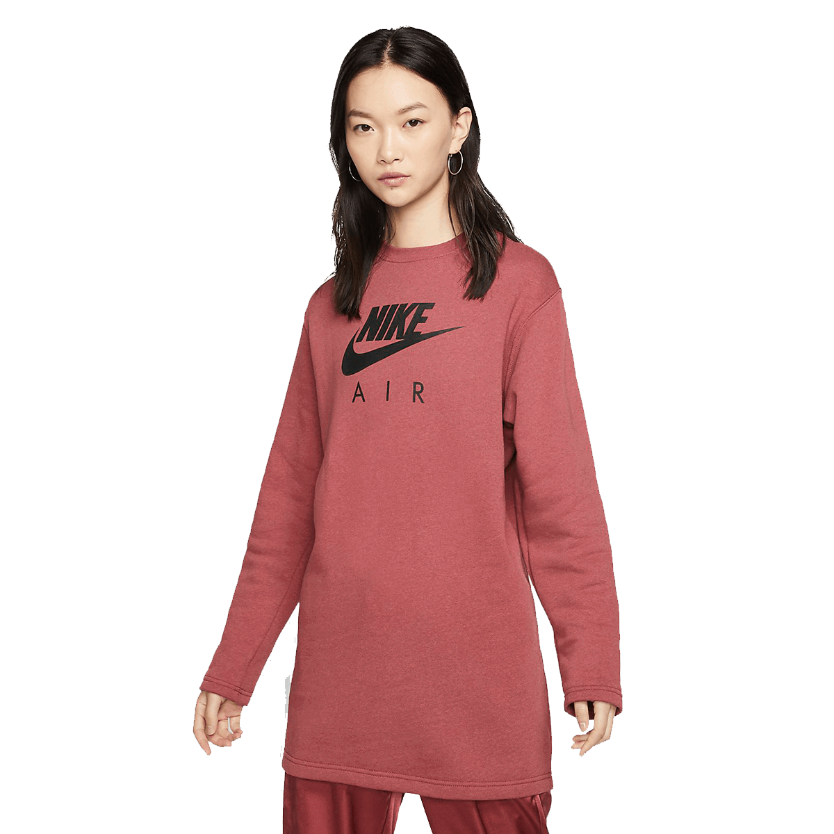 Pокля Nike Air Crew Fleece Dress Червено | BV5134-661, 0