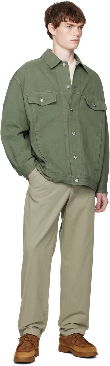 Панталони A.P.C. A.P.C. Lawrence Trousers Зелено | COHKU-H08509, 3