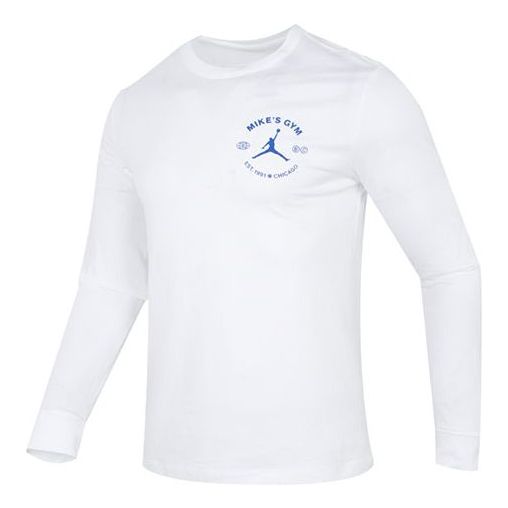 Тениска Jordan Jordan Men's Sports Graphic Crewneck Long Sleeve T-Shirt Бяло | DV1473-100, 0