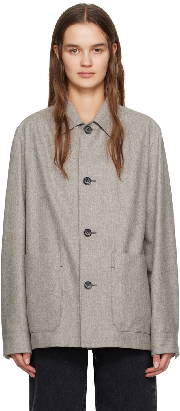 Яке ZEGNA Oversized Jacket Сиво | 630C01A6-1DHAQ0, 0