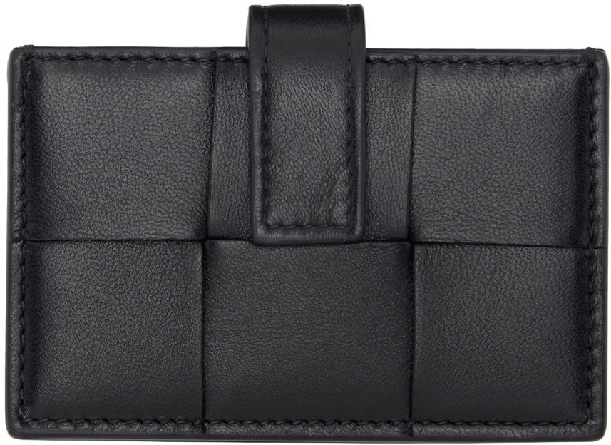 Портфейл Bottega Veneta Accordion Card Holder Черно | 785975 VCQC4, 0