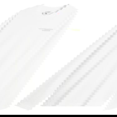 Тениска Casablanca Glitch Orchid Long Sleeve T-Shirt Бяло | M-SP26-JTS-062-02, 0