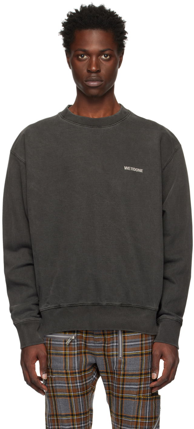 Суитчър We11done We11done Basic Sweatshirt Сиво | WD-TS3-22-707-U-CH, 0