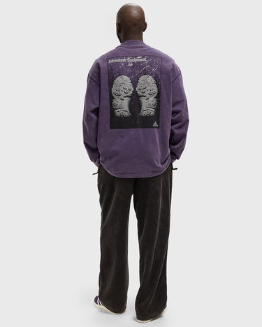 Суитчър adidas Performance Long Sleeve EQT Graphic Sweatshirt Лилаво | JX1470, 2