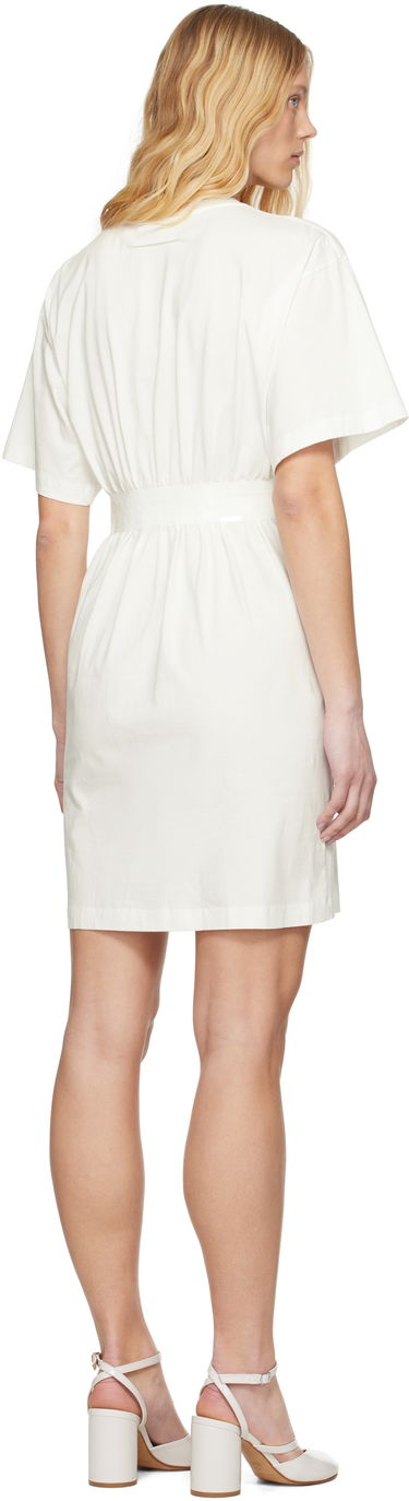 Pокля Maison Margiela MM6 Maison Margiela Taped Jersey Dress Бяло | S52DA0063 M20048, 2