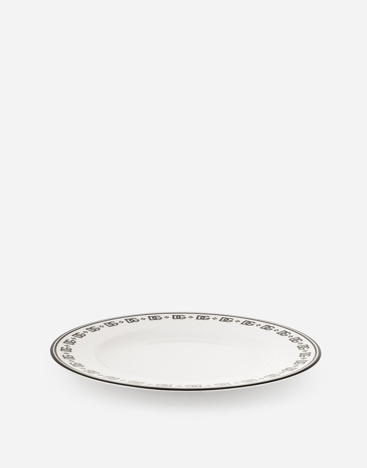 Домашен декор Dolce & Gabbana Logo Print Charger Plate Бяло | TC0148TCALHU0082, 1