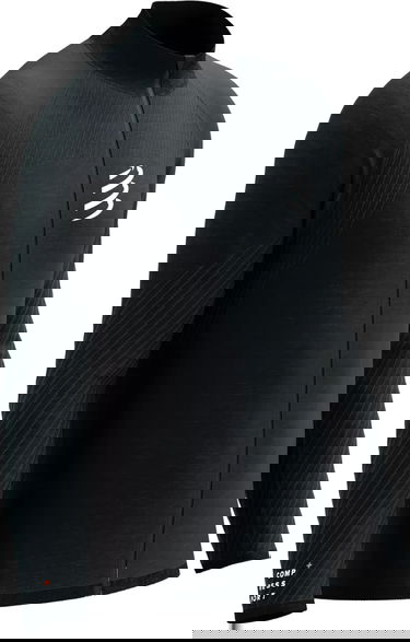 Суитчър Compressport Seamless Zip Sweatshirt Черно | aswu2199014, 0