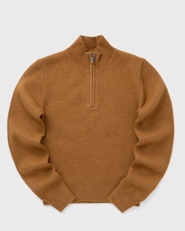 Пуловер Dickies RUSTON Quarter-Zip Sweater Кафяво | DK0A87P10BD1, 1