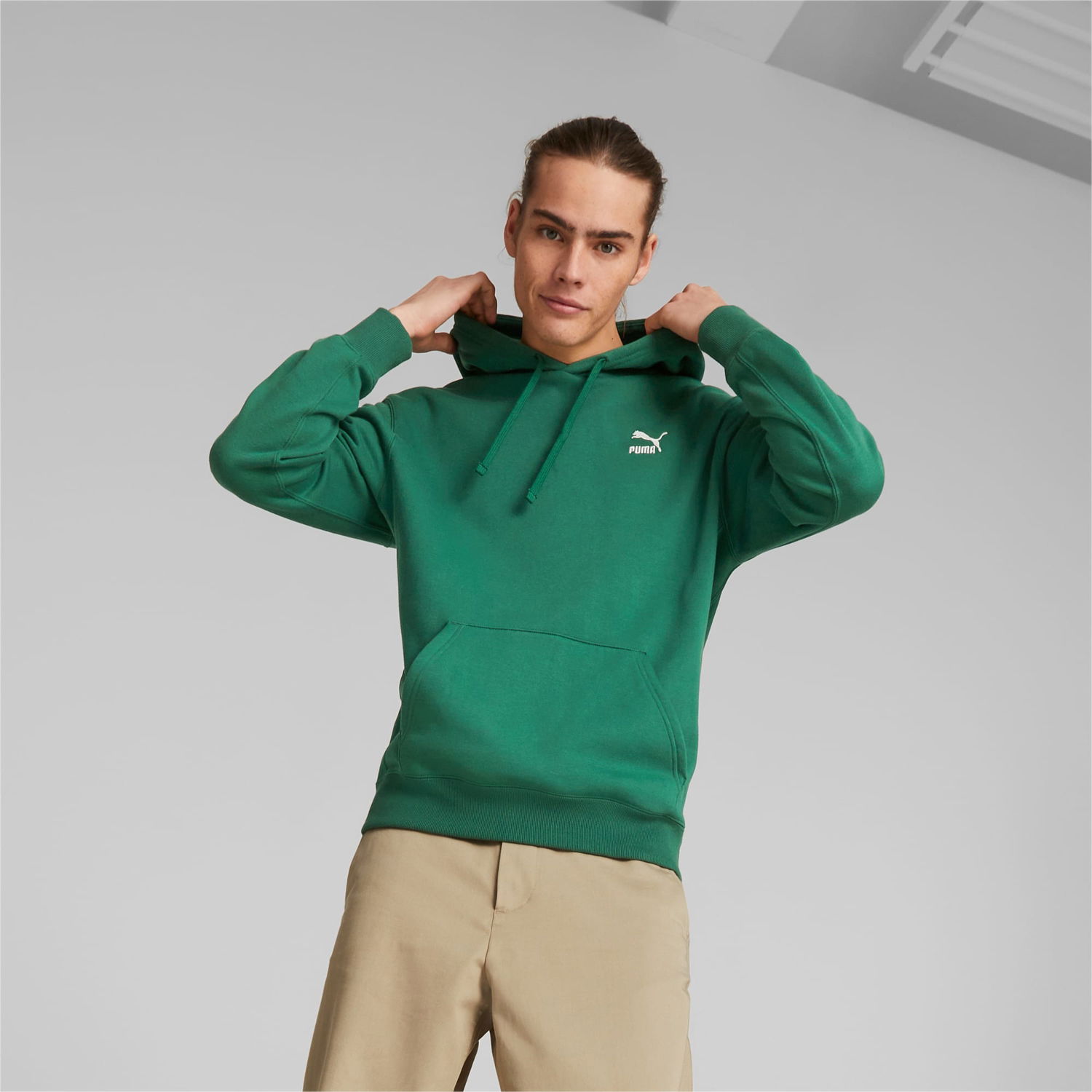 Суитчър Puma Classics Hoodie Зелено | 535596_37, 0