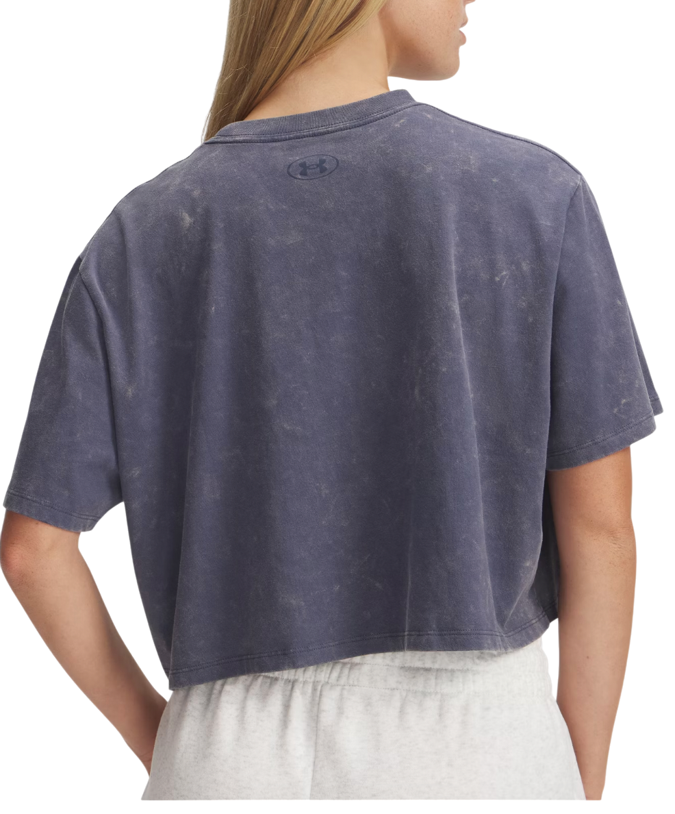 Съкратен топ Under Armour Under Armour Rival Wash Crop Top Синьо | 1389724-044, 1
