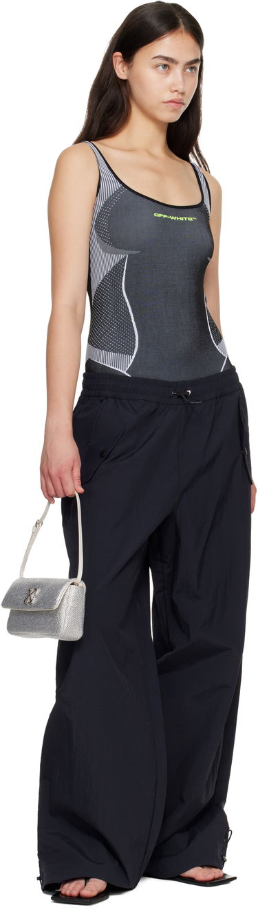 Чанта през рамо Off-White Jitney Shoulder Strass Металик | OWNN18BF25FAB0010600, 3