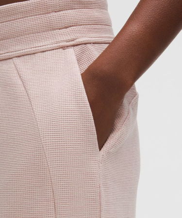 Спортни панталони lululemon Mid-Rise Scuba Wide-Leg Pants Розово | prod20004467, 4