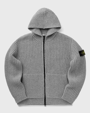 Суитчър Stone Island Knit Zip Hoodie Сиво | K2S155100069S00N6.V0M6B, 2