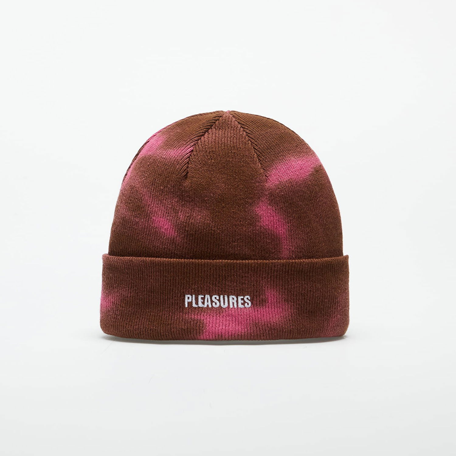 Шапка Pleasures Impact Dyed Beanie Бургунди | P23W066 PINK, 0