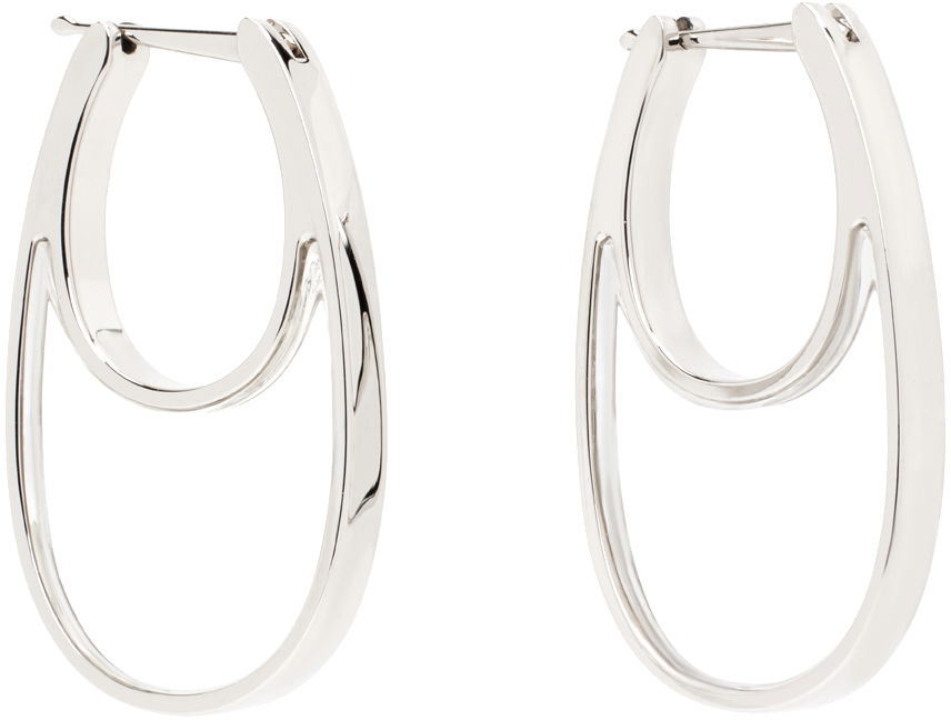 Обеци Coperni Medium Swipe Earrings Металик | COPBI01BISJ1007, 1