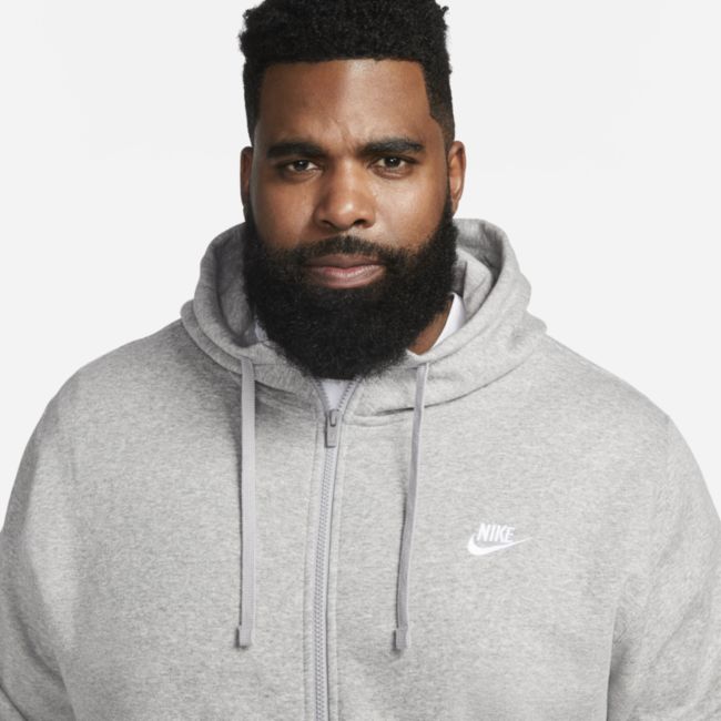 Суитчър Nike Hoodie Sportswear Club Fleece Сиво | bv2645-063, 0