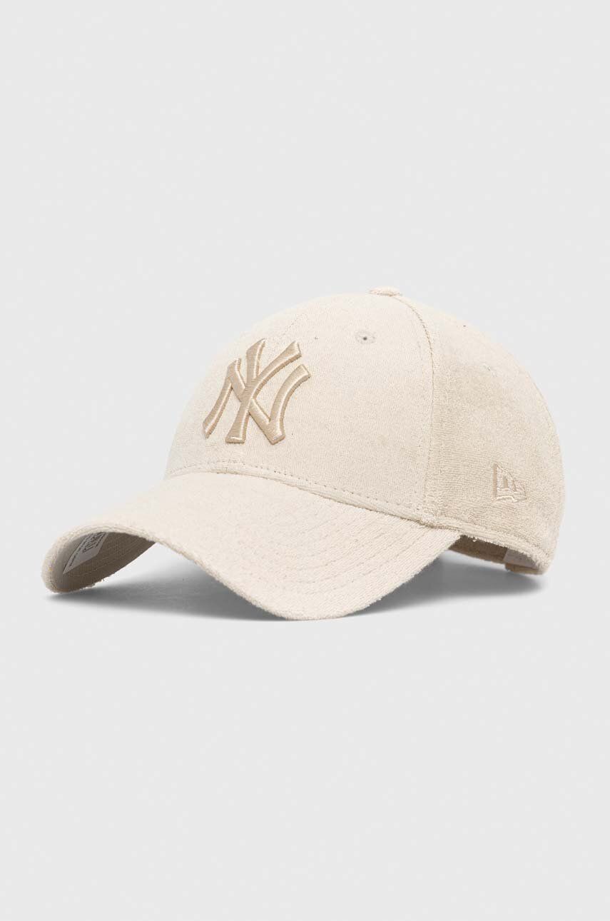Шапка с козирка New Era New York Yankees Towelling Stone 9FORTY Adjustable Cap Бежово | 60298638.STNSTN, 0