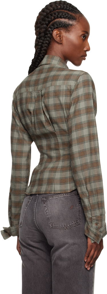 Риза OUR LEGACY Our Legacy Envelop Plaid Shirt Зелено | W4252EI, 2