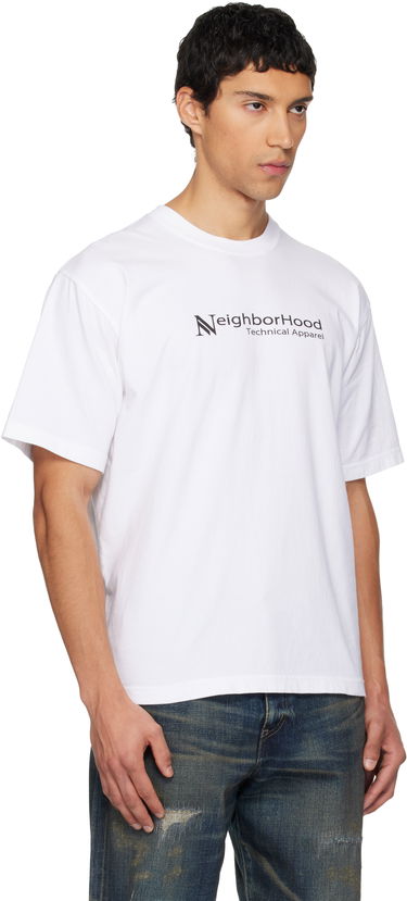 Тениска Neighborhood Technical Apparel Graphic Short Sleeve T-shirt Бяло | 252PCNH-ST03, 1