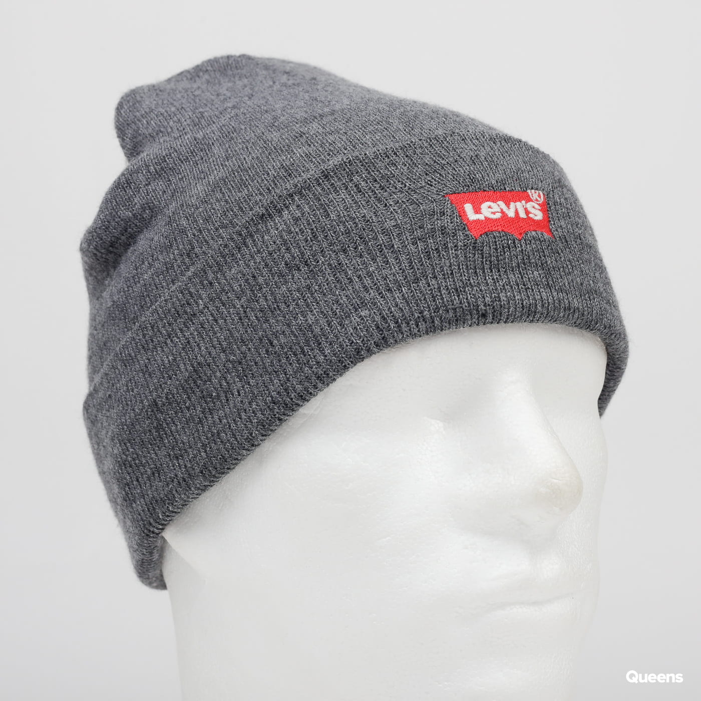 Шапка Levi's Batwing Embroidered Beanie Сиво | 38022-0181, 0