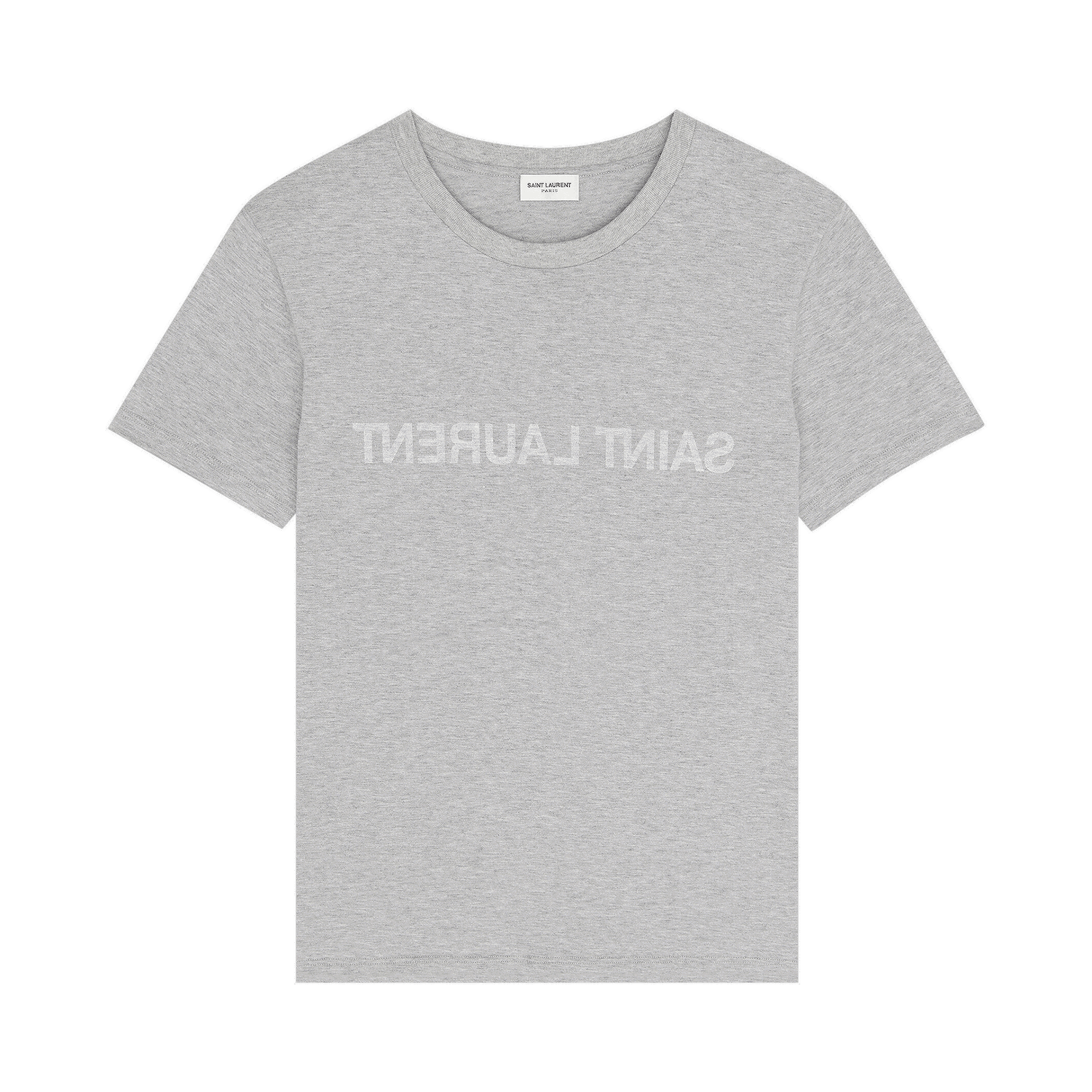 Тениска Saint Laurent Reverse T-Shirt Сиво | 712493 Y37BN 1466, 0