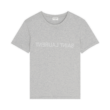 Тениска Saint Laurent Reverse T-Shirt Сиво | 712493 Y37BN 1466, 0