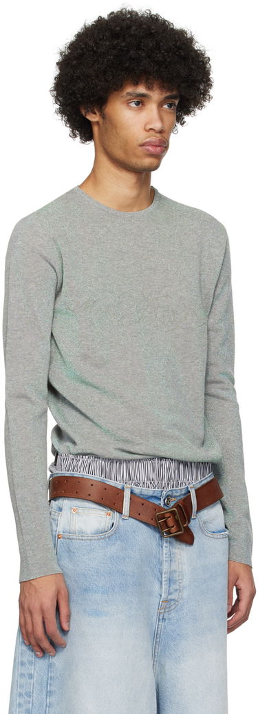 Пуловер ERL ERL 'Make Believe' Sweater Сиво | ERL08N325, 1