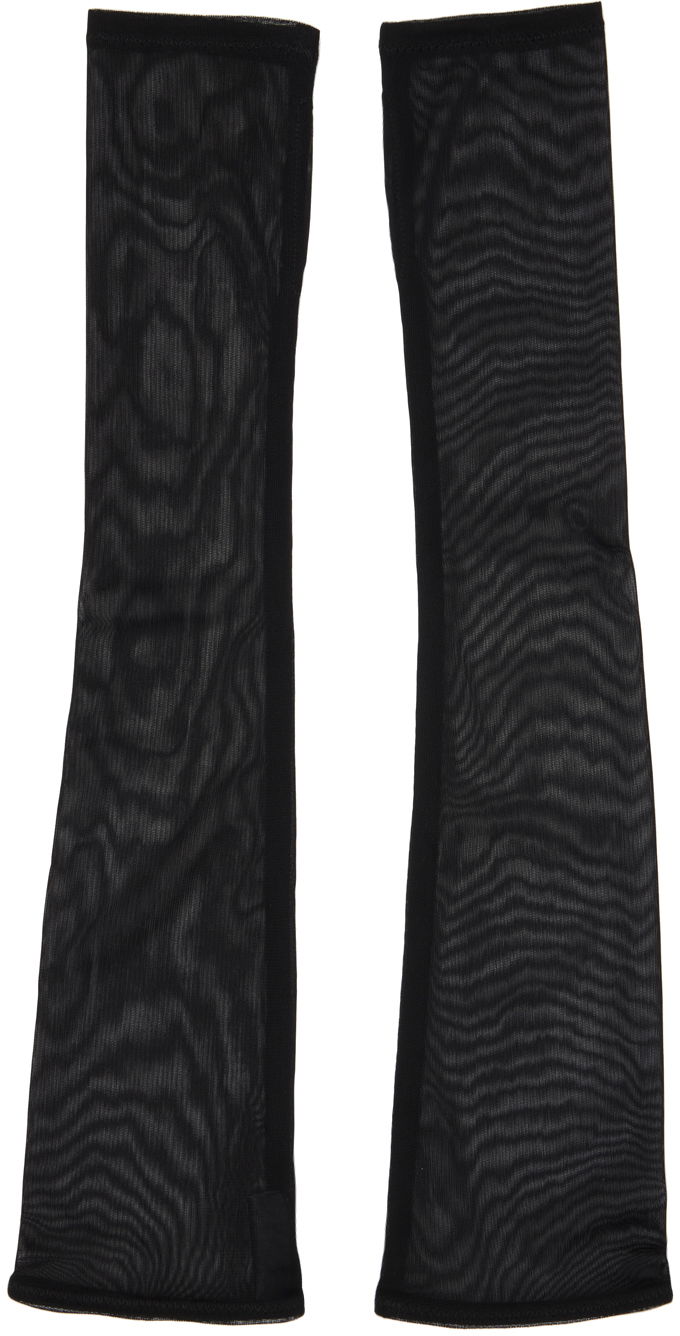 Ръкавици Anna Sui Anna Sui Fingerless Mesh Gloves Черно | 0123D91, 0