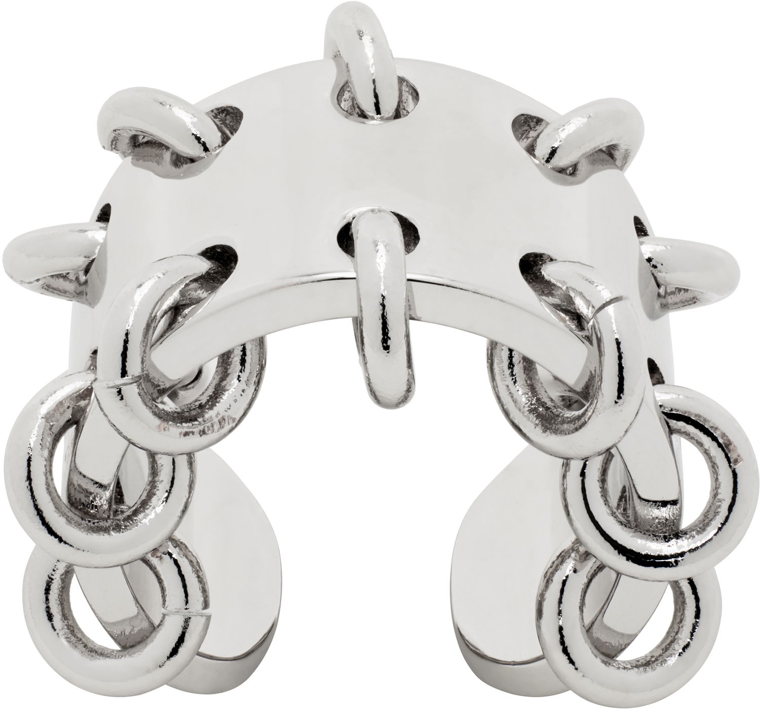 Пръстен We11done We11done Pierced Wide Band Ring Металик | WD-AJ0-25-504-U-SV, 0