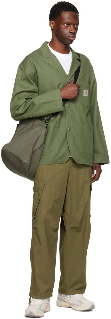 Карго панталони Carhartt WIP Cargo Pants With Flap Pockets Зелено | I032983, 3