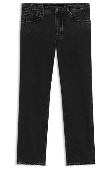 Дънки BOSS Regular-fit jeans comfort-stretch denim Черно | 50549861, 0