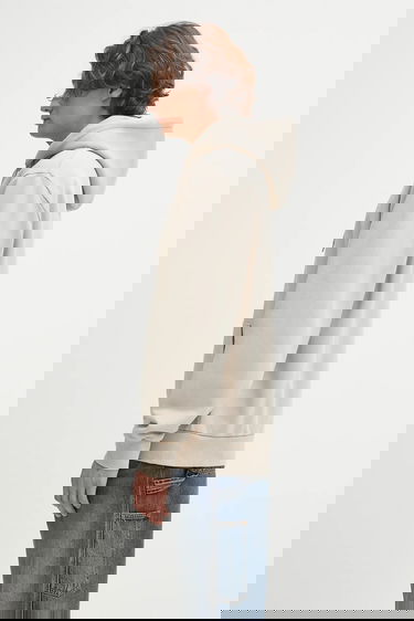 Суитчър Carhartt WIP Hooded Script Embroidery Sweat Бежово | I035392.2W1XX, 1