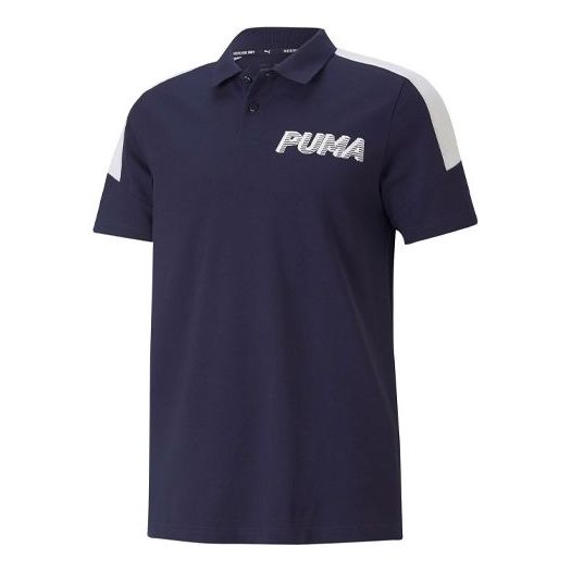 Поло тениска Puma Modern Sports Logo Polo Shirt Синьо | 845913-06, 0