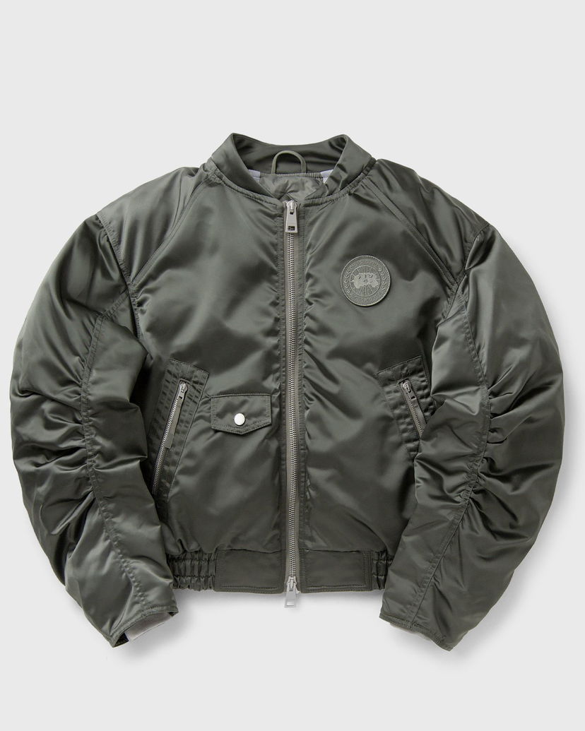 Яке бомбър Canada Goose Satin Full-Zip Bomber Jacket Зелено | 4904WT-9852