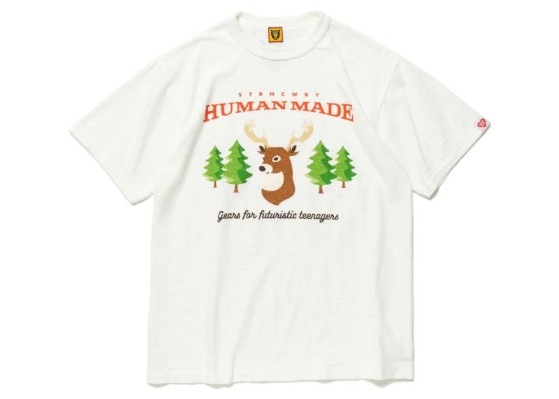 Тениска Human Made Deer Graphic T-Shirt Бяло | HM24TE0016, 0