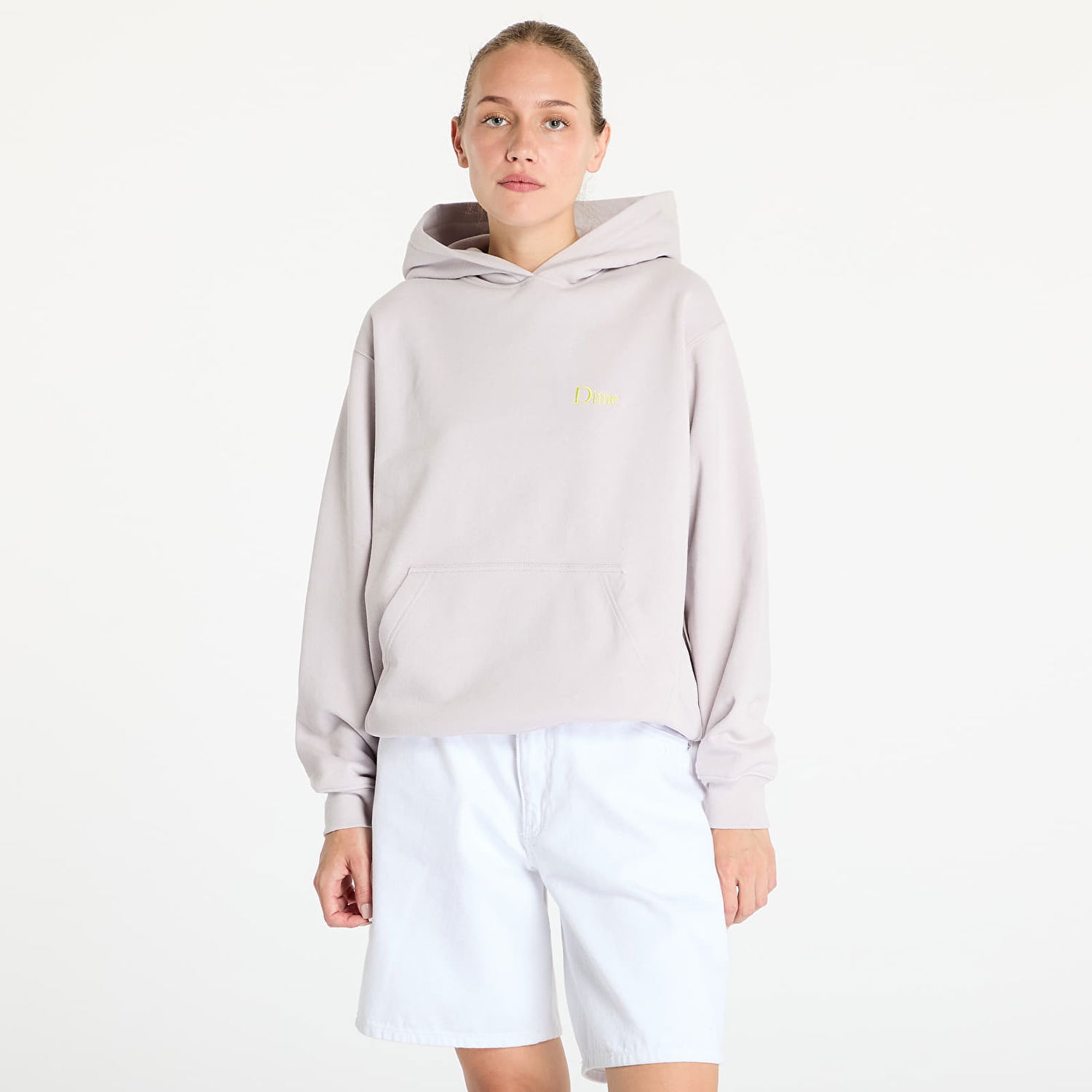 Суитчър Dime Classic Small Logo Hoodie UNISEX Dusty Pink Розово | DIMESU2415PIN, 1
