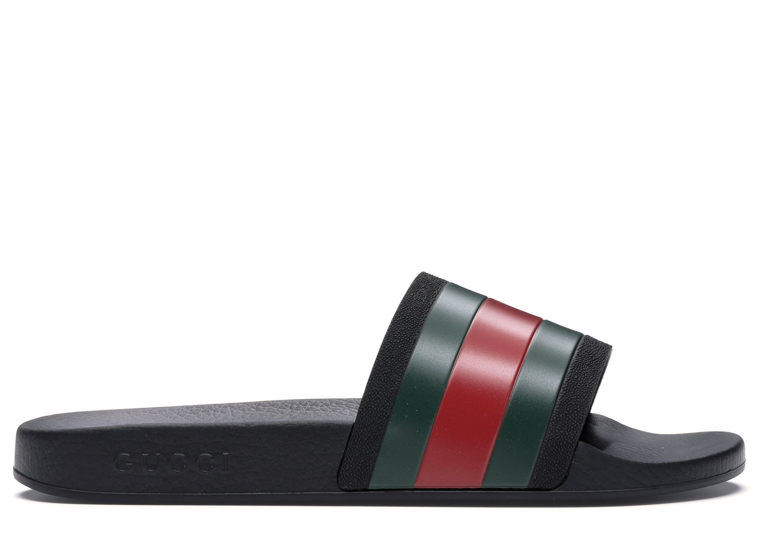 Кецове и обувки Gucci Rubber Slides Черно | 308234 GIB10 1098, 0