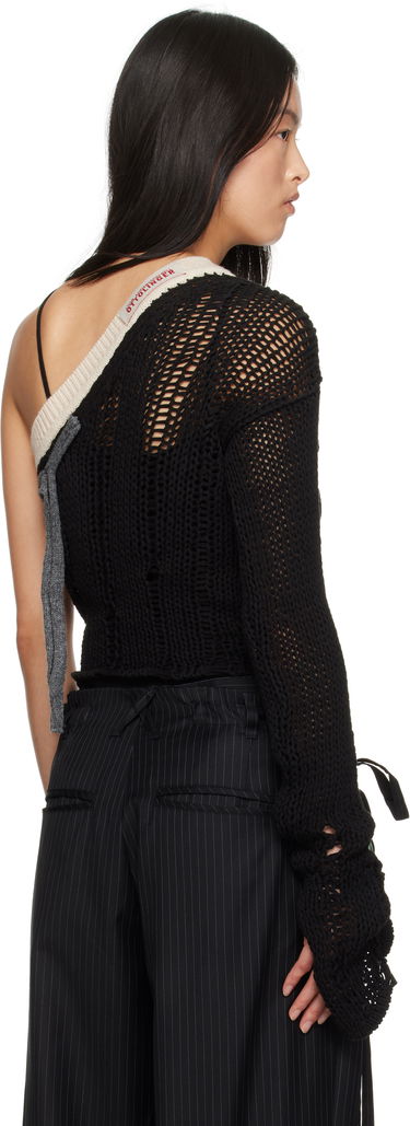 Пуловер Andersson Bell Andersson Bell Ottolinger Edition One-Shoulder Knit Sweater Черно | atb1215w, 2