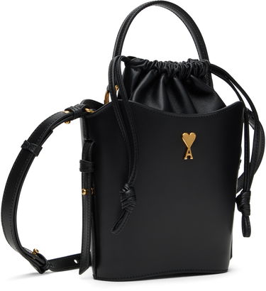 Дамска чанта AMI AMI Paris Mini Bucket Bag Черно | ULL012.AL0104, 1