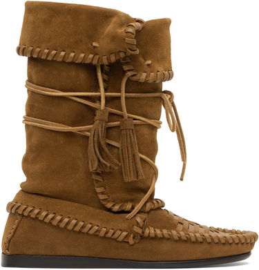 Кецове и обувки ISABEL MARANT Isabel Marant Winki Suede Boots Кафяво | BO0210FA-C2A05S, 0