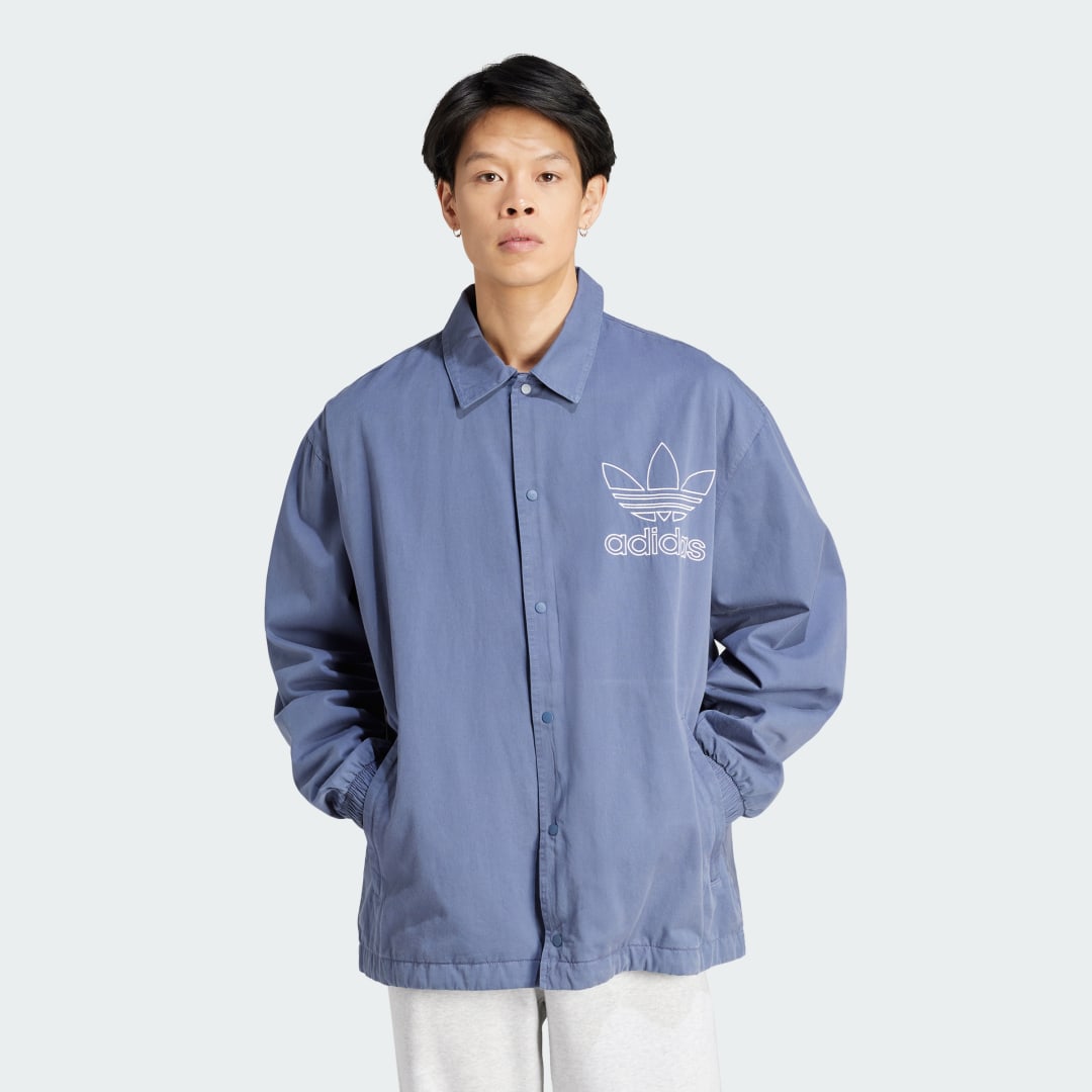 Яке adidas Originals Adicolor Outline Trefoil Jacket Тюркоазено | IR7998, 0